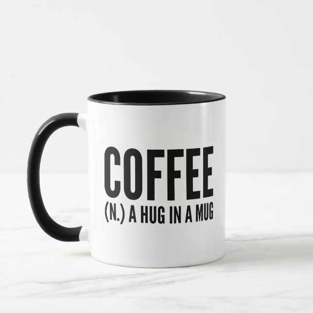 Café (N) Un Accrochage Dans Une Mug (Gauche)