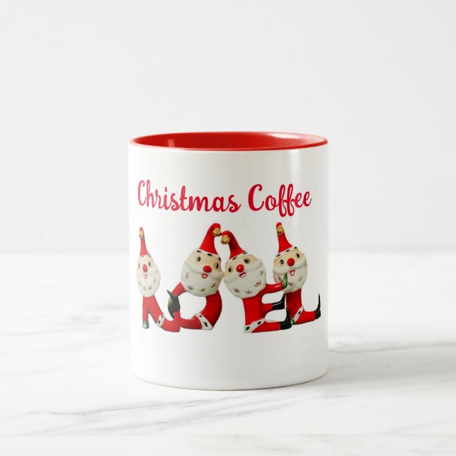 Café & Noël Cheer NOEL Père Noël Mug Retro (Centre)