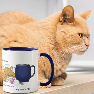 Café orange Bleu Mug