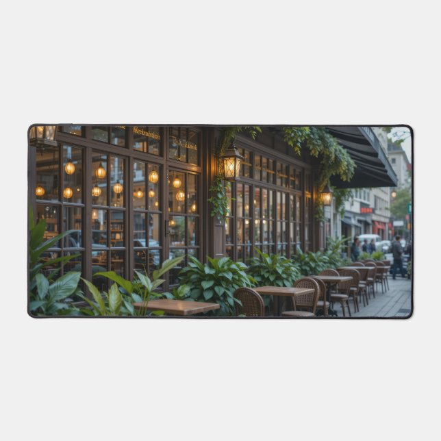 Café Paisible Nostalgique, Inspiration Art Nouveau (Recto)