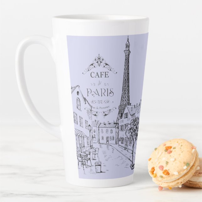 Café Paris Latte Mug (En situation)
