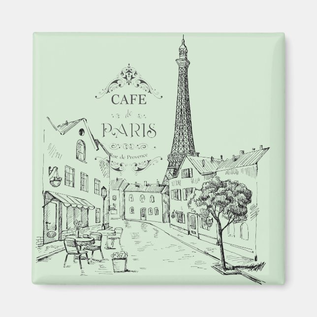 Café Paris Magnet (Devant)