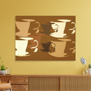 Café Pop Art sur toile