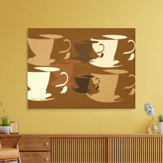Café Pop Art sur toile