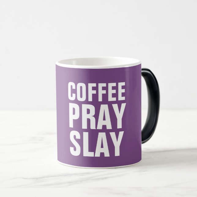 CAFÉ PRAY SLAY tasses (Devant droit)