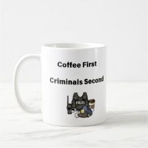 Café Premiers criminels Deuxième police Café Mug