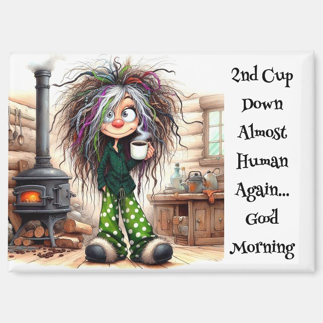 Café Quirinal Lady Magnet presque humain (Recto)