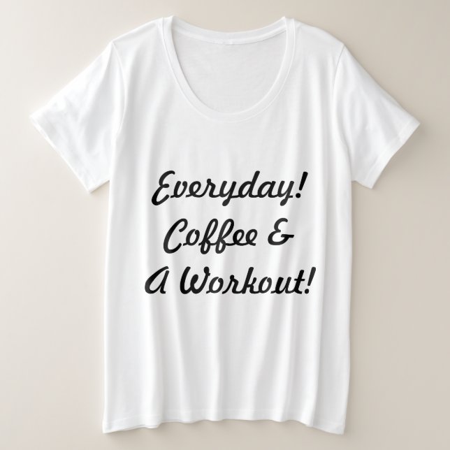 Café quotidien & entraînement (Design devant)