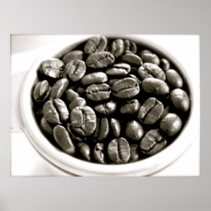 Cafe Series - Beans in Filter Poster