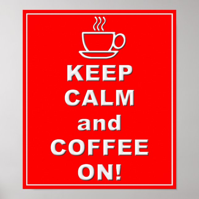 Café Sur Affiche (Devant)