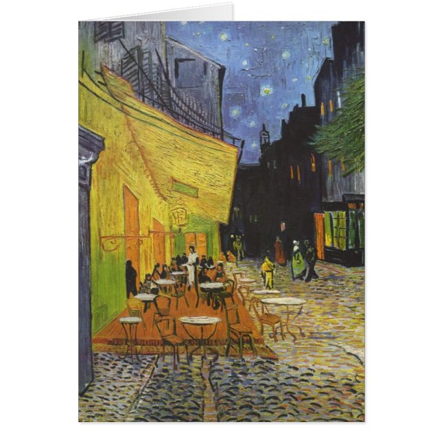 Café Terrasse à la nuit par Van Gogh (Devant)