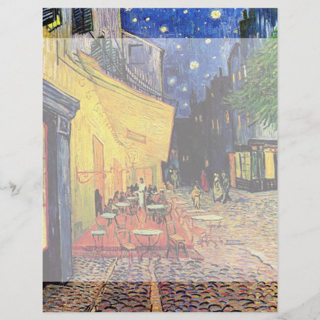 Café Terrasse à la nuit par Vincent van Gogh (Devant)