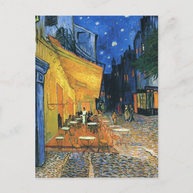 Café Terrasse à Night Van Gogh Carte postale (Devant)