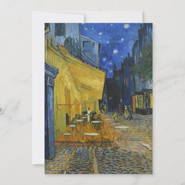Café Terrasse en soirée | Vincent van Gogh (Devant)
