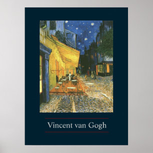 Cafe Terrasse par van Gogh Poster Imprimer