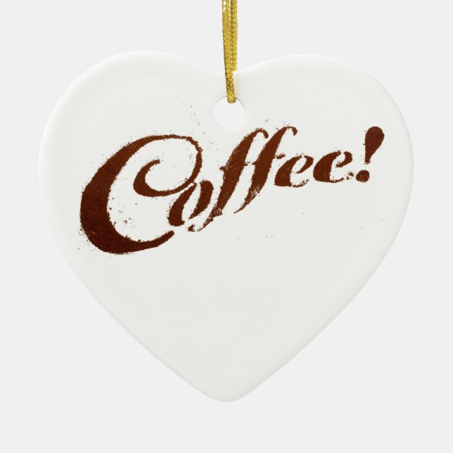 Café Terre de Café - Ornement de cœur (Devant)