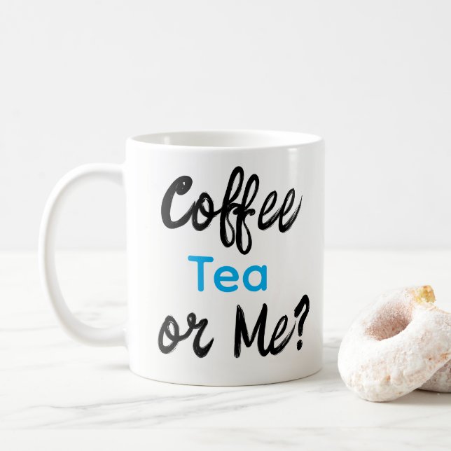 Café Thé ou Moi ? Mugs  (Avec donut)