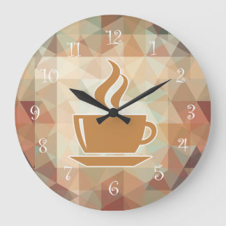 Café Thème Cuisine Horloge murale