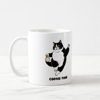 Café Time Mug de chat noir pour Introvertis