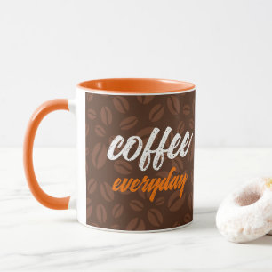 Café tous les jours avec café Beans Mug