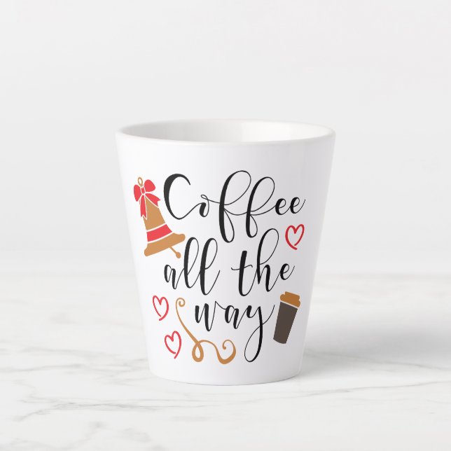 Café Tout Le Chemin Du Café De Noël Mug (Devant)