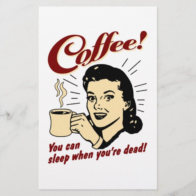 Café ! Tu peux dormir quand tu es mort ! (Devant)