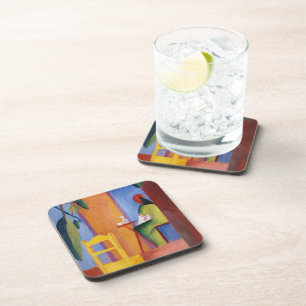 "Café turc" dessous de verre d'art