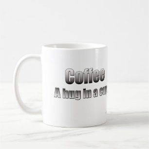 Café - une étreinte dans une tasse