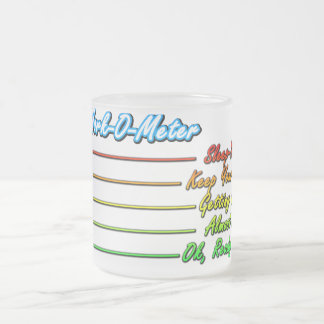 Café Work-O-Meter, Funny Coffee Humour Mug