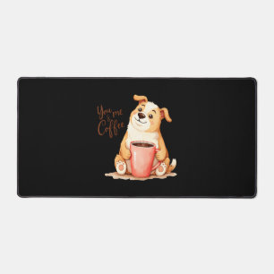 Café You & me - Corgi mignonne et brasse confortab