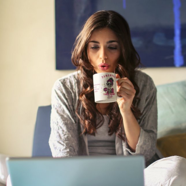 Café Zombie personnalisé Fatigué Maman Club mug (Créateur téléchargé)