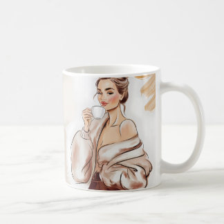 Caféine & Confiance - Drôle Maman Café Mug