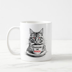 Caféine Ou Chaos Café Lover Mug