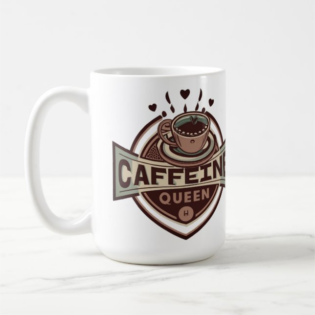 Caféine Queen Mug & tasse (Gauche)