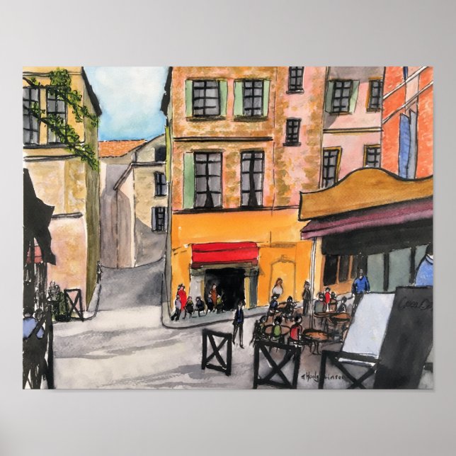 Cafés Provence France- Poster (Devant)