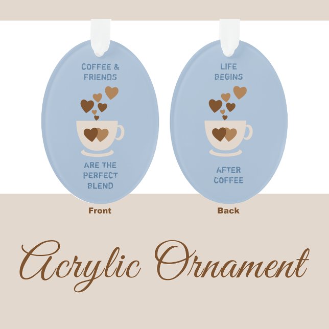 Caffeine coeur amour pour le café amoureux bleu (Créateur téléchargé)