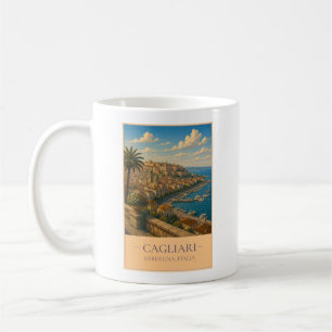 Cagliari, Italy – Vintage Travel Mug