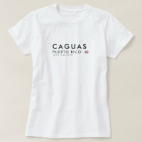 Caguas Porto Rico T-Shirt | Tee Coordonnées