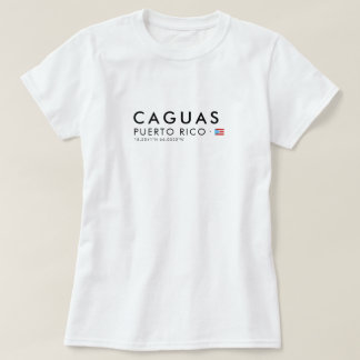 Caguas Porto Rico T-Shirt | Tee Coordonnées