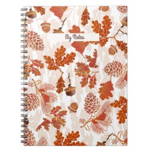 Cahier à motif de gland