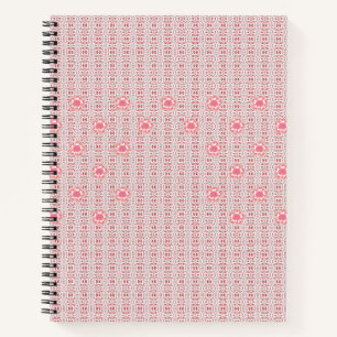 Cahier à motif floral esthétique mignon joli