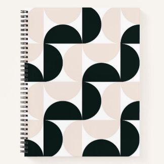 Cahier à motif géométrique