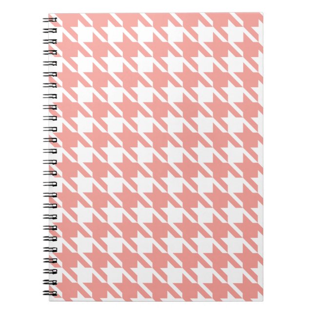 Cahier à motif petit chien rose tendre (Devant)