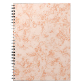 Cahier à motifs marbrés orange