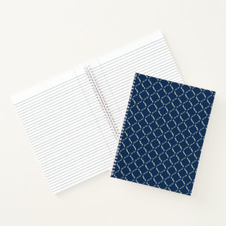 Cahier à Règles Collège Bleu Marine Abstrait Diama