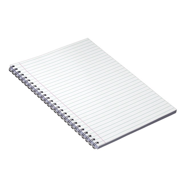 Cahier à Règles Larges (Côté Droit)