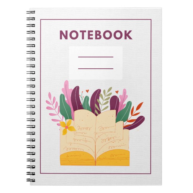 Cahier à reliure spirale (Devant)