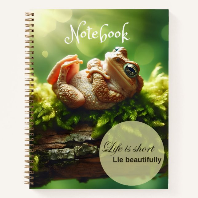 Cahier à reliure spirale (Devant)