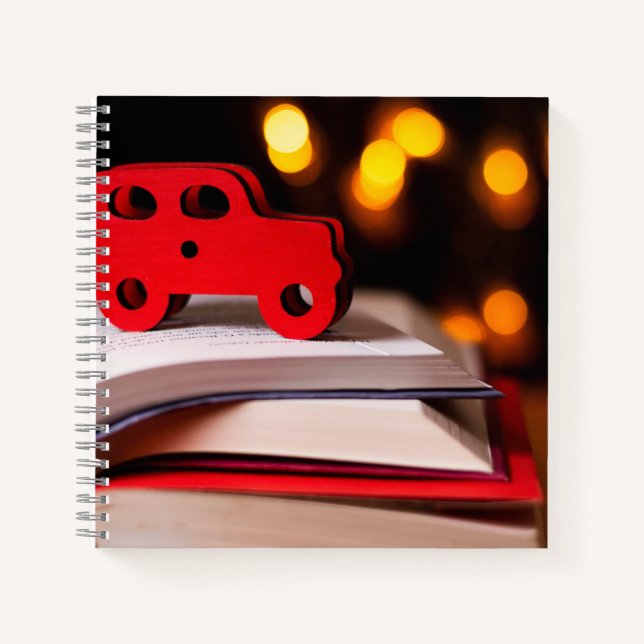 Cahier à reliure spirale 21,59 cm x 21,59 cm (Devant)