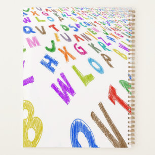 Cahier à reliure spirale 21,59 x 27,94 cm - Alphab